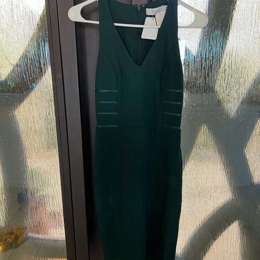 Ali & Jay Green Dress